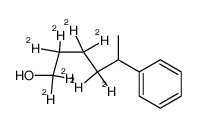 5-苯基己醇-d8 结构式