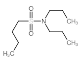 N,N-二丙基-1-丁磺酰胺 结构式