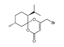 4-(溴甲基)-7-异丙基-10-甲基-1,5-二氧杂螺[5.5]十一碳-3-烯-2-酮 结构式