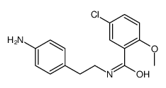 N-[2-(4-氨基苯基)乙基]-5-氯-2-甲氧基苯甲酰胺 结构式