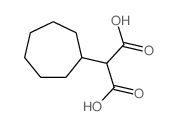 2-环庚基丙二酸 结构式