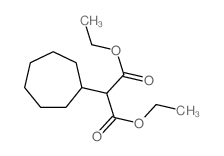 2-环庚基丙二酸二乙酯 结构式
