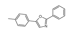 5-(4-甲基苯基)-2-苯基恶唑 结构式