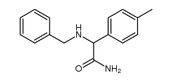 2-(苄基氨基)-2-(对甲苯基)乙酰胺 结构式