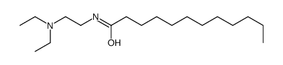 N-(2-diethylaminoethyl)dodecanamide 结构式