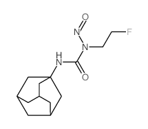Urea,N-(2-fluoroethyl)-N-nitroso-N'-tricyclo[3.3.1.13,7]dec-1-yl- 结构式