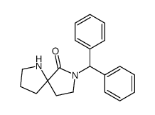 7-(二苯基甲基)-1,7-二氮杂螺[4.4]-6-壬酮 结构式