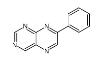 7-苯基蝶啶 结构式