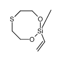 2-乙烯基-2-甲基-1,3-二氧杂-6-硫杂-2-硅杂环辛烷 结构式