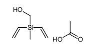 Methanol, (diethenylmethylsilyl)-, acetate 结构式
