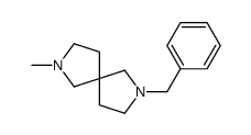 2-甲基-7-苄基-2,7-二氮杂螺[4.4]壬烷 结构式