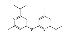 Pyrimidine, 4,4'-thiobis[6-methyl-2-(1-methylethyl)- 结构式