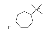 N,N,N-三甲基环庚铵碘化物 结构式