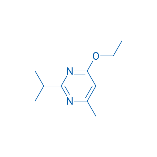 4-乙氧基-2-异丙基-6-甲基嘧啶 结构式