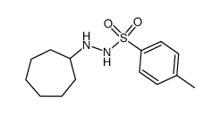 4-甲基苯磺酸-2-环庚基酰肼 结构式