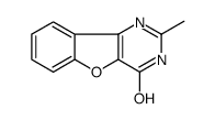2-甲基-3H-苯并[4,5]呋喃并[3,2-d]嘧啶-4-酮 结构式