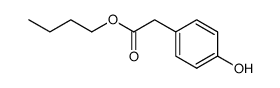 4-羟基苯乙酸丁酯 结构式