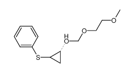 Benzene, [[2-[(2-methoxyethoxy)methoxy]cyclopropyl]thio]- 结构式