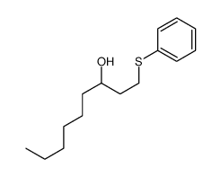 1-苯硫基-3-壬醇 结构式