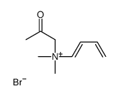 N,N-二甲基-N-(2-氧代丙基)-1,3-丁二烯-1-铵溴化物 结构式