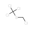Methane, trichloro[(chloromethyl)thio]- 结构式