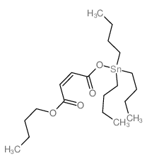 2-Butenoic acid, 4-oxo-4-[(tributylstannyl)oxy]-, butyl ester, (Z)- (9CI) 结构式