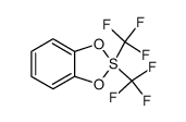 2λ4-1,3,2-Benzodioxathiole, 2,2-bis(trifluoromethyl)- 结构式
