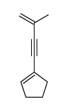 Cyclopentene, 1-(3-methyl-3-buten-1-yn-1-yl)- 结构式