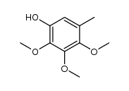 2,3,4-三甲氧基-5-甲基苯酚 结构式