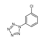 1-(3-氯苯基)-1H-五氮唑 结构式