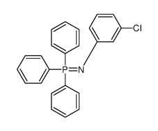 3-Chloro-N-(triphenylphosphoranylidene)benzenamine 结构式