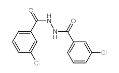 双(间氯苯甲酰)肼 结构式