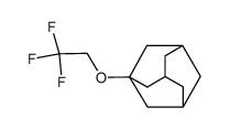 1-(2,2,2-三氟乙氧基)金刚烷 结构式