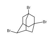 1,3,6-三溴金刚烷 结构式