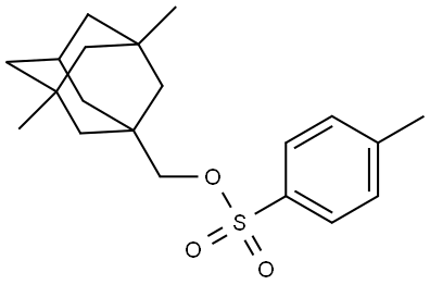 3,5-二甲基金刚烷-1-甲醇对甲苯磺酸酯 结构式