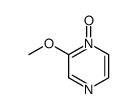 2-甲氧基吡嗪-1-氧化物 结构式