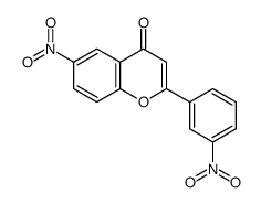 3',6-二硝基黄酮 结构式