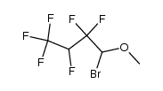 Butane, 4-bromo-1,1,1,2,3,3-hexafluoro-4-methoxy- 结构式