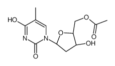 5'-O-乙酰胸苷 结构式