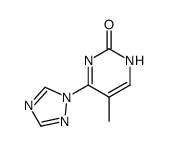 5-甲基-4-(1,2,4-三唑-1-基)-嘧啶-2-(1H)-酮 结构式