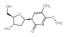 4-O-甲基胸苷 结构式