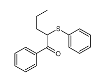 1-苯基-2-(苯硫基)-1-戊酮 结构式