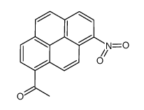 Ethanone, 1-(8-nitro-1-pyrenyl)- 结构式