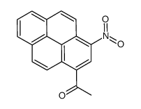 1-(3-硝基芘-1-基)乙酮 结构式