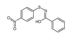 Benzamide, N-[(4-nitrophenyl)thio]- 结构式