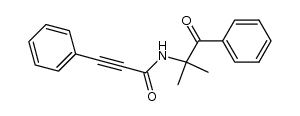 2-Propynamide, N-(1,1-dimethyl-2-oxo-2-phenylethyl)-3-phenyl- 结构式