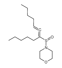 Morpholine, 4-[(1-pentyl-1,2-heptadien-1-yl)sulfinyl]- 结构式