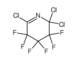 2,2,6-三氯-3,3,4,4,5,5-六氟-2,3,4,5-四氢吡啶 结构式
