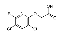 2-[(3,5-二氯-6-氟-2-吡啶基)氧基]乙酸 结构式