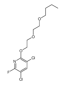 Pyridine, 2-[2-(2-butoxyethoxy)ethoxy]-3,5-dichloro-6-fluoro- 结构式